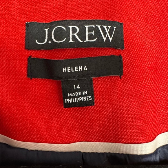 J. Crew Helena Blazer red size 14 - Picture 8 of 11
